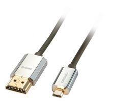 Câble HDMI 2.0 vers micro HDMI compatible 4K slim 1m CROMO