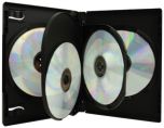 Boitier DVD noir pour 4 DVD pack 3
