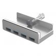 Hub USB 3.0 à 4 ports en aluminium clipsable