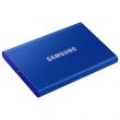 Disque dur externe SSD SAMSUNG T7 500Go bleu - USB-C 1050 Mo/s