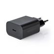 Chargeur secteur USB type C 30 Watts sélection automatique de la tension - Fonction charge rapide noir