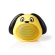 Haut -parleur Bluetooth® portable 9 Watt Mono Microphone intégré Animaticks Dusty Dog Jaune