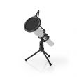 Support pour microphone sur pieds Diamètre max 40 mm Noir