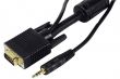 Câble VGA + audio 3m noir