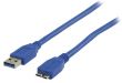 Câble USB 3.0 vers micro USB B - bleu 1.80m