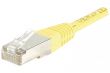 Câble Ethernet Cat 5e 0.70m FTP jaune