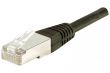 Câble Ethernet Cat 5e 0.70m FTP noir