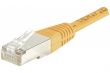 Câble Ethernet Cat 6 0.50m F/UTP cuivre orange