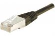 Câble Ethernet Cat 6 25m F/UTP cuivre noir