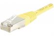 Câble Ethernet Cat 6 10m F/UTP cuivre jaune