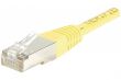 Câble Ethernet Cat 6 7m F/UTP cuivre jaune