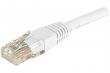 Câble Ethernet Cat 6 0.50m UTP blanc