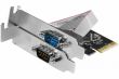 Carte série PCI Express Low Profile - 2 ports DB9
