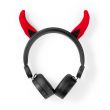 Casque audio filaire pour enfants avec oreilles amovibles Danny Devil Noir