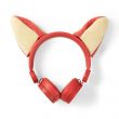 Casque audio filaire pour enfants avec oreilles amovibles Franky Fox Orange