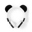Casque audio filaire pour enfants avec oreilles amovibles Patty Panda Blanc