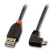Câble USB 2.0 vers micro USB B coudé 90° 1.80m