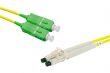 Câble fibre optique monomode OS2 9/125 SC-APC/LC-UPC 2m