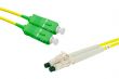 Câble fibre optique monomode OS2 9/125 SC-APC/LC-UPC 3m