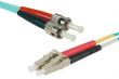 Câble fibre optique multimode OM3 50/125 LC-UPC/ST-UPC 3m