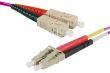 Câble fibre optique multimode OM4 50/125 HD SC-UPC/LC-UPC 0.50m