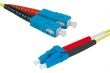 Câble fibre optique monomode HD OS2 9/125 SC-UPC/LC-UPC 15m