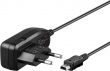 Chargeur secteur USB avec câble mini USB - 5V 1A noir
