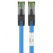 Câble Ethernet Cat 8.1 25m S/FTP LSOH snagless bleu
