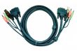 Câble KVM DVI ATEN 2L-7D02U USB/audio 1.80m
