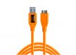 Câble USB vers micro USB B 3.0 TetherPro CU5454 - Orange 4.60m