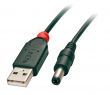Câble USB d'alimentation avec connecteur jack 5.5mm x 2.1mm