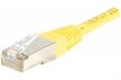 Câble Ethernet Cat 6 0.50m F/UTP cuivre jaune