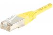 Câble Ethernet Cat 6 1m F/UTP cuivre jaune