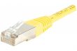 Câble Ethernet Cat 6 3m F/UTP cuivre jaune
