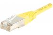Câble Ethernet Cat 6 5m F/UTP cuivre jaune