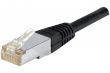 Câble Ethernet CAT6 0.50m FTP étanche noir