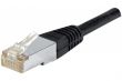 Câble Ethernet Cat 6 25m FTP exterieur noir