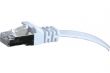 Câble Ethernet CAT6 2m FTP plat blanc