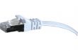 Câble Ethernet CAT6 5m FTP plat blanc