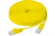 Câble Ethernet Cat 6 plat U/FTP SNG jaune 1m
