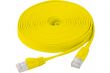 Câble Ethernet CAT6 plat U/FTP SNG jaune 10m