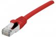 Câble Ethernet Cat 7 S/FTP LSOH snagless rouge - 0.50m