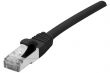 Câble Ethernet Cat 6 F/UTP LSOH snagless noir - 1m