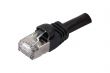 Câble Ethernet VoIP Cat 6 S/FTP snagless noir - 1m