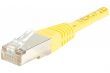 Câble Ethernet Cat 6 0.30m F/UTP jaune