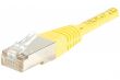 Câble Ethernet Cat 6 0.50m F/UTP jaune