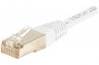 Câble Ethernet Cat 6 0.50m F/UTP blanc
