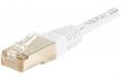 Câble Ethernet Cat 6 1m F/UTP blanc