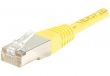 Câble Ethernet Cat 6 15m F/UTP cuivre jaune