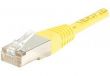 Câble Ethernet Cat 6 20m F/UTP cuivre jaune
